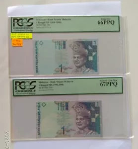 Malaysia 2000 Year One Ringgit - Picture 1 of 2