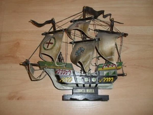 Segelschiff Santa Maria 1492 Columbus 3-Master Holzschiff Schiffsmodell aus Holz - Bild 1 von 5
