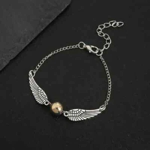 HARRY POTTER BRACELET GOLDEN SNITCH CHARM - Picture 1 of 8
