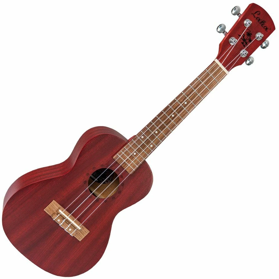 LAKA Concert Ukulele & Bag - Red - Image 1 of 1
