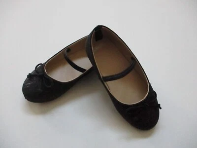 GYMBOREE черный плоскостях отлива платье туфли девочки размер 8 ~ новый без ЯРЛЫКОВ - Изображение 1 из 4