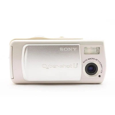 Sony Cyber-Shot DSC-U10 Mini Digital Camera Silver 1.3MP MPEG Retro Y2K - Image 1 of 4