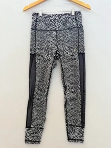 Do You Even Leggings Gym Active Yoga Spot Dot Black White Size Medium - Bild 1 von 4