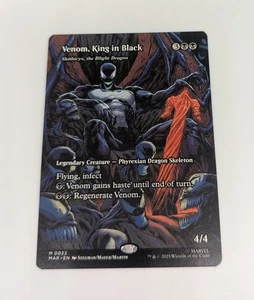 Venom, King in Black - Skithiryx, The Blight Dragon (Borderless) - Magic The Gathering 0022 - Casi nuevo - Imagen 1 de 7