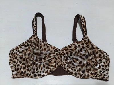 WACOAL 855167 Cobertura Completa 36D Sujetador con Aros Estampado Animal Cáncer de Mama C7 Foto 1 de 4