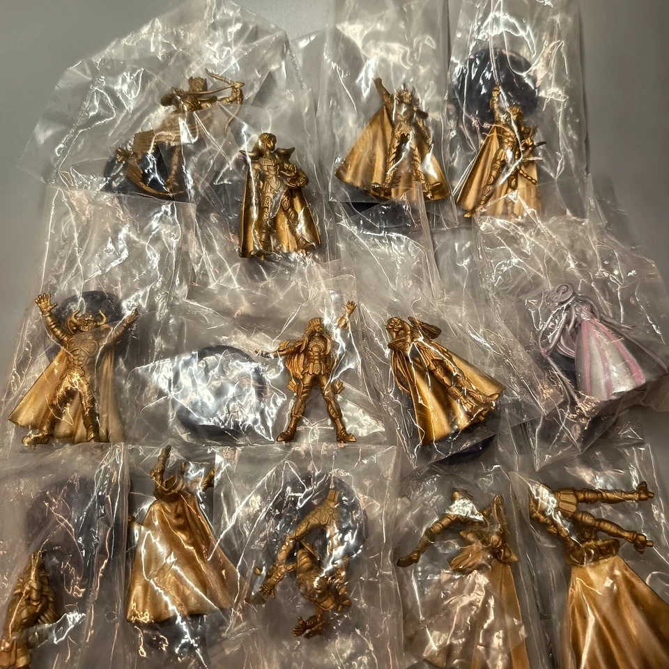 Bandai Saint Seiya Miniatura Lote de 13 Tapa Botella Figura Bronce ATHENA 12 ZODIAC Foto 1 de 4