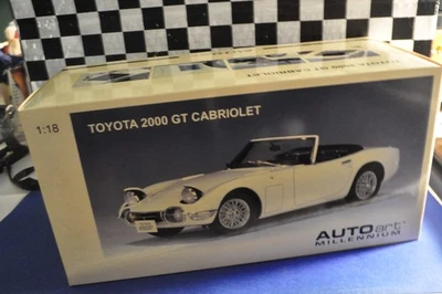 1/18 RARA  AUTOART TOYOTA 2000 GT  CABRIOLET OTTIMO PREZZO - Immagine 1 di 4
