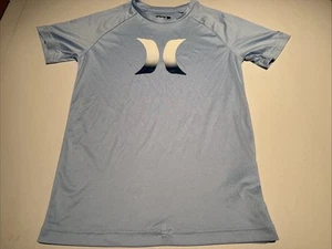 Hurley UPF 50+ H20-Dri T-Shirt Light Blue NEW Boy's Youth Size Medium - Picture 1 of 9