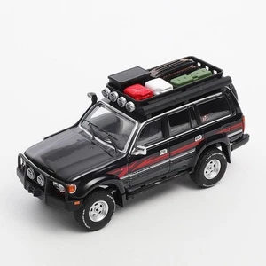 AL GCD 1:64 Black Red Land Cruiser LC80 ORV Sports Model Diecast Collect Car  - Picture 1 of 8