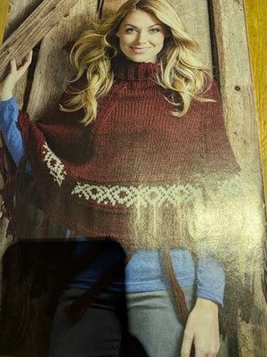 Poncho Knitting Pattern. - Image 1 of 2
