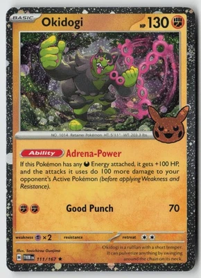 Okidogi (Cosmos Holo) 111/167 - Trick or Trade BOO 2024 Holo - PTCG - Image 1 of 2