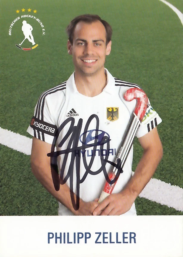 Philipp Zeller: Olympiasieger 2008+2012,WM 1.2006,EM 1. 2003+2011 Hockey GER - Bild 1 von 1