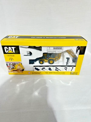 Caterpillar 420D IT  Backhoe/Loader With Work Tools By Norscot 1/50th Scale - Image 1 of 4
