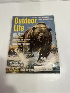 AUGUST 1966 OUTDOOR LIFE Vintage Fishing, Hunting, Deer, Bass With A Bang. - Picture 1 of 17