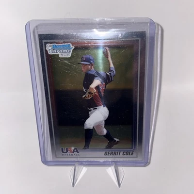 Gerrit Cole 2010 Bowman Chrome 1st Prospect Team USA Pirates Yankees - Image 1 of 3