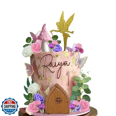 Fairy Cake Toppers Fairy Garden Topper for Birthday Baby Shower - Image 1 of 3