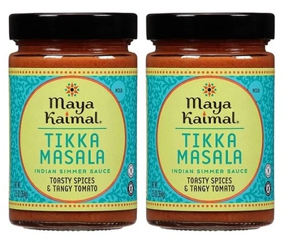Paquete de 2 salsas a fuego lento indias Maya Kaimal Tikka Masala Foto 1 de 2