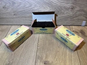 Vintage Scolody Lox Haarnadeln Menge 3 Boxen je 1 Pfund schwarz 13/4" abgerundete Enden - Bild 1 von 8