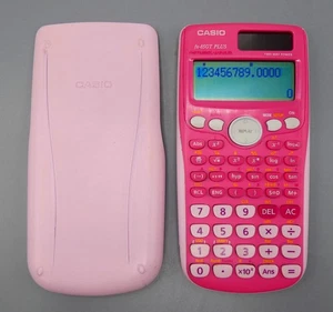 Casio FX-85GT Plus Rosa Calculadora Científica Doble Potencia - Con Estuche Rígido - Imagen 1 de 8