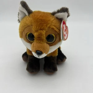 TY Beanie Babys 2017 Fay der Fuchs 6 Zoll Plüsch im Ruhestand mit Etikett Neu mit Etikett - Bild 1 von 10
