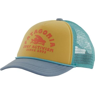 Gorra Patagonia Surf Activism Desde 1973 logotipo deletreado espalda a presión camionero béisbol Foto 1 de 4