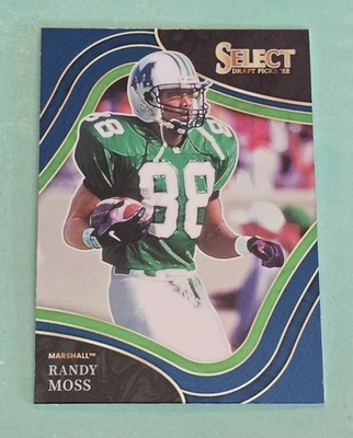2022 Panini Select Draft Picks RANDY MOSS Field Level Marshall #162 - Image 1 of 2
