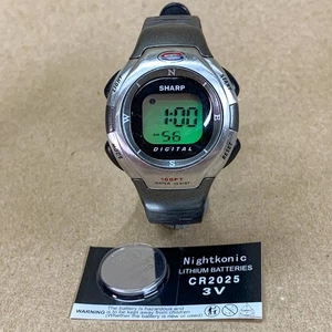 Sharp SHP3232 Digital Sports Activity Watch with Battery Tested Works - Picture 1 of 16
