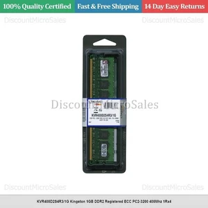 KVR400D2S4R3/1G Kingston 1GB DDR2 Registered ECC PC2-3200 400Mhz 1Rx4 - Picture 1 of 1