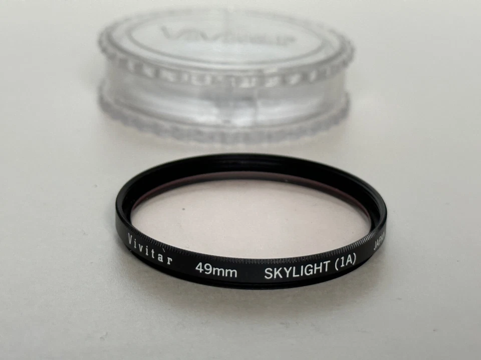 Vivitar 49mm Skylight  (1A) Filter &  Keeper - Image 1 of 1