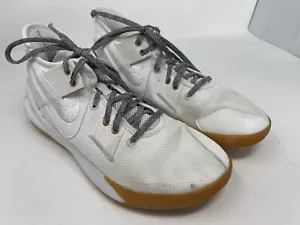 Nike Mens Air Max Impact 2 CQ9382-101 White Basketball Shoes Sneakers Sz 8 As Is - Picture 1 of 11