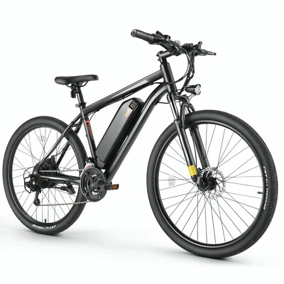 Bicicleta de montanha elétrica 27,5 polegadas 500W 48V pico motor bicicleta 50 milhas 20 mph 🔥 - Imagem 1 de 4