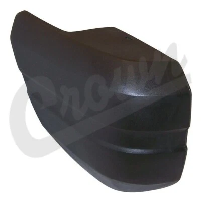 Tampa de para-choque Crown preta-frente direita para 91-96 Jeep Cherokee XJ 91-92 Comanche MJ - Imagem 1 de 3