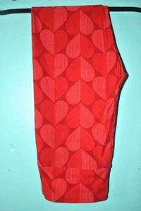 LuLaRoe One Size OS Leggings Damen Valentinstag Herzen Rot Streifen Liebe Damen - Bild 1 von 1