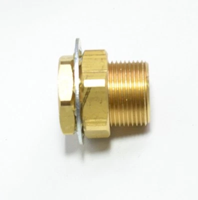 1/2" NPT x 1.5" Length Brass Bulkhead Terminal Bolt Air Brake FasParts - Image 1 of 4
