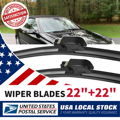 Limpiaparabrisas delantero 22"+22" OEM para Mercedes Benz CLK500 2003-2006 Foto 1 de 4