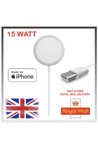 15W Wireless Fast Charger For Apple MagSafe iPhone 13 12 Mini Pro Max - Picture 1 of 7