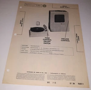 Masco Model CS-6P-3 Photofact Folder - Picture 1 of 1