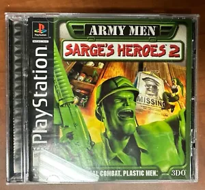 Army Men Sarge's Heroes 2 PS1 PlayStation 1 + Reg Card - Komplett CIB - Bild 1 von 6