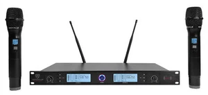 Rockville RWM3300UA 200 Channel UHF Wireless Dual HandHeld Microphone Mic System - Picture 1 of 9