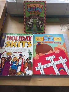 3books Movie Clips For Kids Faith Building/52Ways To Teach Bible/Holiday Skits - Bild 1 von 5
