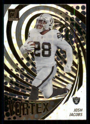 2023 Donruss Vortex #11 Josh Jacobs - Image 1 of 2