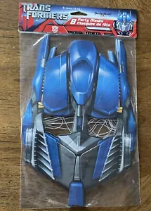 Transformers Set of 3 Party Paper Masks - Picture 1 of 5