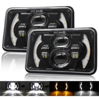 Faro LED de 4x6 pulgadas alto/bajo DRL luces selladas para Buick Electra Regal/Cadillac Foto 1 de 4