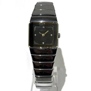 Rado Jubile Watch Quartz 20.5mm Women's Black Dial Swiss Made 153.0334.3 Japan - Picture 1 of 9