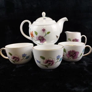 Owen To Tableware Royal Worchester Teeservice 2er, Kanne & Schale Porzellan Flameproo - Bild 1 von 20