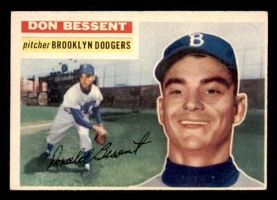 1956 Topps Baseball #184 Don Bessent VG *g1 - Image 1 of 2