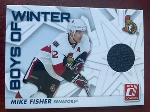 10-11 DONRUSS BOYS OF WINTER JERSEY - MIKE FISHER #14 OTTAWA SENATORS - Picture 1 of 1