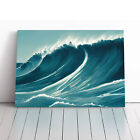 A Shining Ocean Wave Canvas Wall Art Print Framed Picture Home Decor Living Room