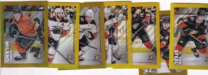 2022-23 Topps Chrome NHL Sticker Gold Refractors /50 MADE-YOU PICK-AUCTION #1/2 - Picture 1 of 181