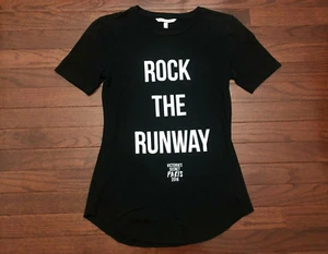 WOMENS 2016 ROCK THE RUNWAY PARIS T SHIRT LADIES XS EXTRA SMALL VICTORIA SECRET - Picture 1 of 4